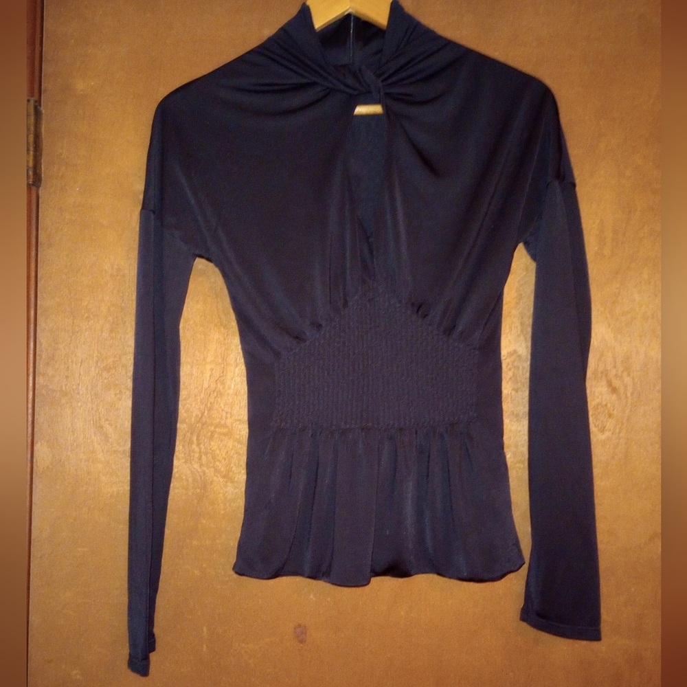 Gucci Black Long Sleeve Top Y2K 90s 2000s Vintage Size M